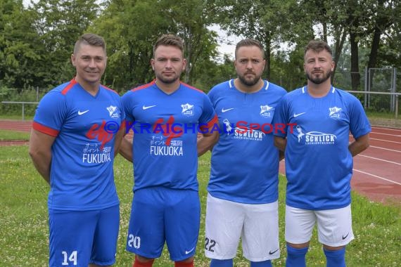 Mannschaftsfoto Saison 2019/20 Fussball Sinsheim -VfB Bad Rappenau (© Kraichgausport / Loerz)